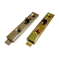 Carbon Steel Square Head Flush Bolt Surface Mount Slide Latch Cabinet Door Furniture Hardware Fastener Manufacturer