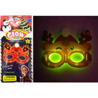 Ensemble de lunettes lumineuses fantaisie, bracelet et collier lumineux pour Halloween et Noël