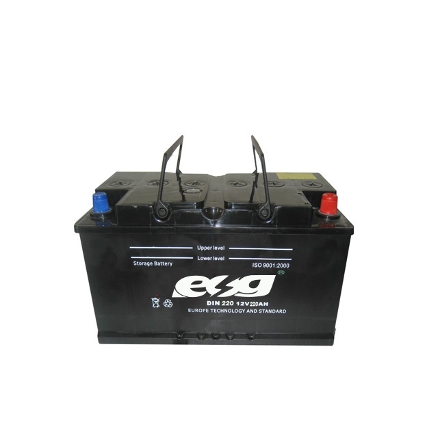 Car Battery China Manufacturer Direct Sale 12v 75ah 100ah Black 12 Din Standard Car Starting Battery