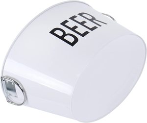 12L Beverage Tub White <strong>Painted</strong> Large Ice Bucket Wine Beer Bucket Metal Beer <strong>Cooler</strong> - Product Image 3