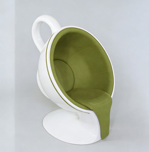 <span class=keywords><strong>Fauteuil</strong></span> Art Déco Y076 unique en fibre de verre en forme de tasse à café, mobilier de luxe, <span class=keywords><strong>fauteuil</strong></span> en PU premium pour centre commercial, hôtel, maison, café - Product Image 1