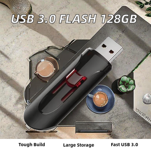 USB 3.0フラッシュドライブ128GB 64GB 32GB 16GBメモリースティック新しいPCプラスチックペンドライブフラッシュディスクUディスクストレージデバイスCZ73 - Product Image 2