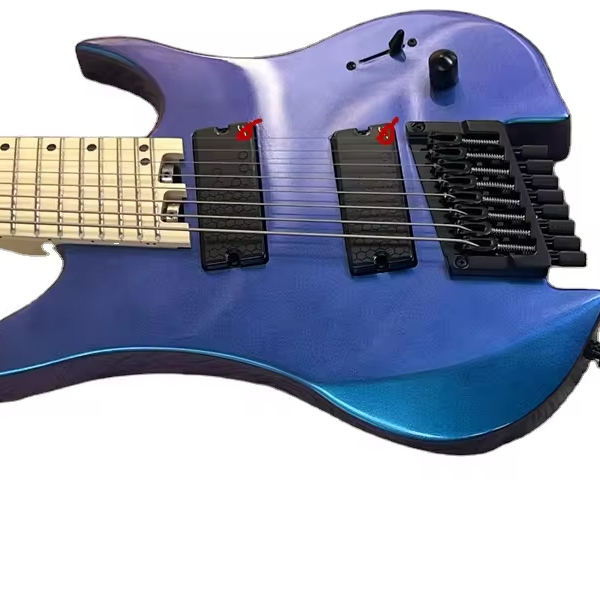 Blue-Headless-8-String-