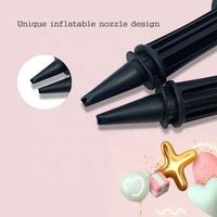 Accessoires de décoration en gros pour ballons en feuille d'hélium, décoration de fête, pompe à ballon manuelle, gonfleur