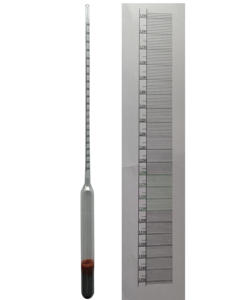 Compteur de concentration en verre d'hydromètre de haute précision pour mesurer la gravité spécifique des solutions de sulfate - Product Image 1