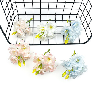 Bouquet de fleurs de cerisier artificielles, 10,5 cm de haut, décoration de mariage, décoration de la maison, accessoires de photographie - Product Image 3