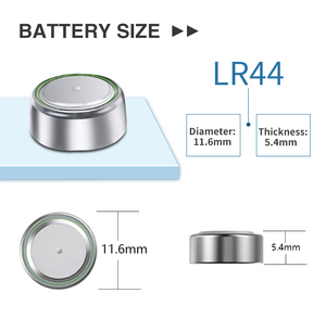 ฟรีปรอท AG13 LR44 <span class=keywords><strong>A37</strong></span> 1.5โวลต์ปุ่มอัลคาไลน์แบตเตอรี่นาฬิกาเครื่องคิดเลขเซลล์เหรียญแบตเตอรี่ - Product Image 3