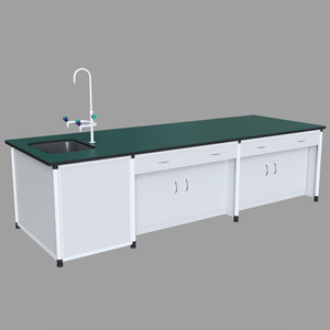 C منضدة عمل إطارية شاملة لمختبرات الكيمياء الفيزيائية وعلم الأمراض مع حوض - Product Image 4