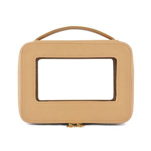 Sac de rangement cosmétique imperméable à fermeture éclair avec fenêtre transparente grande capacité, sac de beauté de voyage personnalisable avec LOGO - Product Image 1