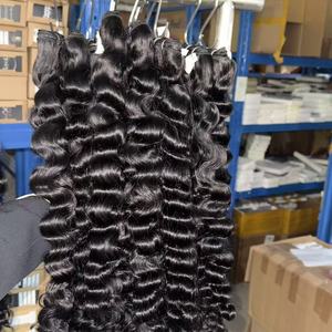 Cheveux Bruts Volumineux Pas Chers, Mèches de Cheveux Humains, Prix de Gros Usine, Perruques à Closure Frisée Indiennes Birmanes, Cheveux Vierges Vietnamiens - Product Image 4