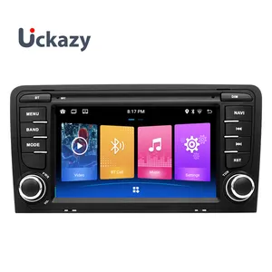 Radio Mobil 2din Android 12 Carplay Nirkabel untuk Audi A3 8 11 P S3 2003-2012 RS3 Sportback Multimedia GPS Navigasi Audio Stereo