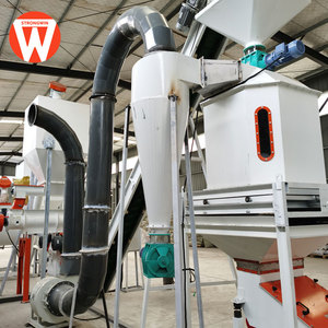 Nouvelle ligne de fabrication de granulés pour bétail Strongwin, capacité de 1,5 à 2,5 t/h, moteur Siemens, granulés de 4 à 6 mm, multifonctionnelle - Product Image 6