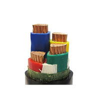 Cable de Alimentación de PVC VV VLV 0.6/1kV, Conductor de Cobre y Aluminio, Aislamiento XLPE, 3 Núcleos, 4 Núcleos, Cable Coaxial, Aprobado para Fábrica