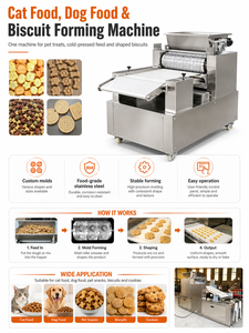 Industrial Rotary Moulder <b>Machine</b> for Cat Food Dog Food Pet Snacks and Shaped <b>Biscuits</b> - Product Image 5