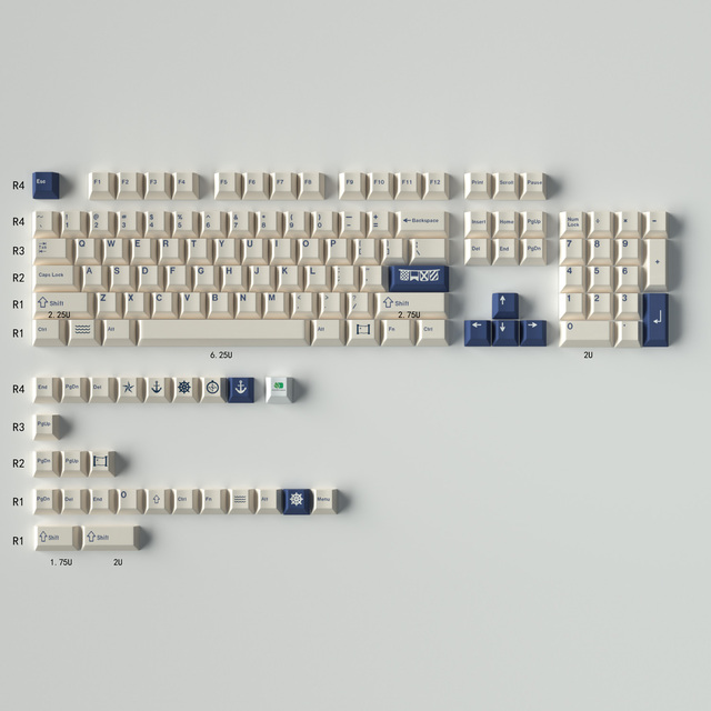 Personalized Keyboard Keycaps Cherry Profile 130 Keys PBT DYE-SUB Keycap for MX Switch Mechanical Gaming Keyboard Keycaps