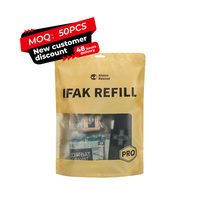 Kit de Ravitaillement IFAK Rhino Rescue pour Urgences, Kit de Survie Premiers Secours, Trousse de Traumatisme avec Fournitures Médicales d'Urgence