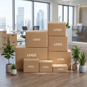 Custom Luxury High Quality Moving <strong>Boxes</strong> Strong Cardboard <strong>Boxes</strong> Packing <strong>Removal</strong> Storage Cartons Store Supermarket Carry-on Carton - Product Image 1