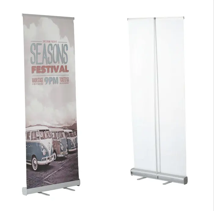 Großhandel im Freien 80*200cm einziehbares PVC tragbares Roll-Up-Banner für die Messe