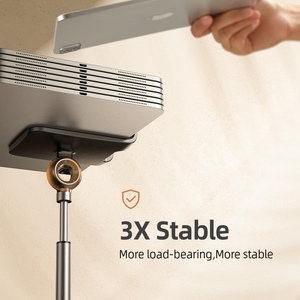 Support <span class=keywords><strong>de</strong></span> tablette réglable LISEN pour iPad Air, support pliable multi-angles pour <span class=keywords><strong>liseuse</strong></span> électronique Kindle Switch, bureau, chevet, table <span class=keywords><strong>de</strong></span> nuit - Product Image 5