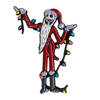 Épingles en émail Jack de The Nightmare Before Christmas, épingles à revers de film de dessin animé classique, badges pour sac à dos, cadeaux de Noël, accessoires