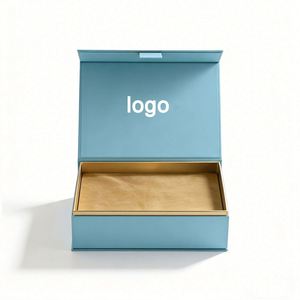Custom Foldable Magnetic Rigid Box Single-Piece Structure Luxury <b>Gift</b> Packaging <b>Boxes</b> with Logo Printing Eco Friendly Box - Product Image 1