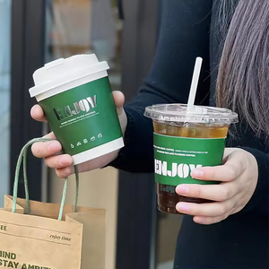 Bán buôn dùng một lần đôi-tường Kraft cốc giấy 8-16 ounce kích cỡ cho đồ uống - Product Image 6