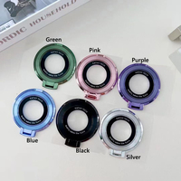 Support de bague de doigt scintillant de luxe, support mobile magnétique en strass diamant, béquille de rotation magnétique du chargeur sans fil