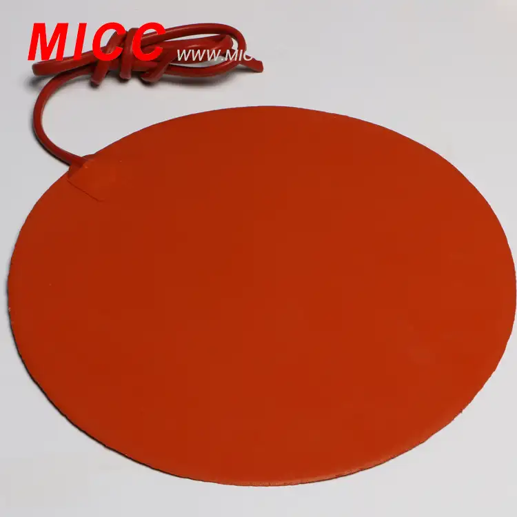 MICC personnalisé diverses formes flexibles en caoutchouc de silicone élément chauffant