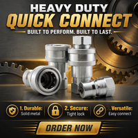 Connecteur rapide hydraulique ISO7241B direct usine, 5000 Psi, auto-étanche, interchangeables avec HNV HA YBA