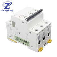 Disjoncteur miniature Zhongkong Acti9 IC65N/iC60N IC60 1A 2A 3A 4A 6A 8A 10A 16A 20A 25A 50A 63A 80A Rcbo/rccb/rcbo/elcb