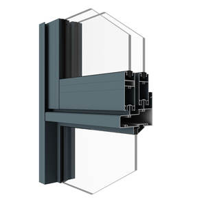 Système de fenêtres coulissantes et battantes en aluminium Xf55 6063 T5, conception d'ouverture hybride pour villa et appartement haut de gamme - Product Image 1
