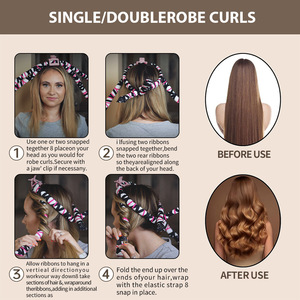 2025 usine nouveau bandeau de tige de curling de cheveux longs sans chaleur magique pas de rouleaux de cheveux de chaleur pour les <span class=keywords><strong>femmes</strong></span> - Product Image 4