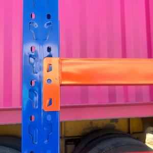 מדפי מתכת 2000X600x2000 מ\\\"מ, מדף אחסון 4 שכבות, קורות פלדה, ציפוי אבקה, קיבולת 200 ק\\\"ג, הרכבה קלה, עומס בינוני - Product Image 5