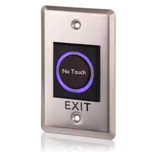 Stainless Steel Exit With Back Box Button electronic Switch Door Release