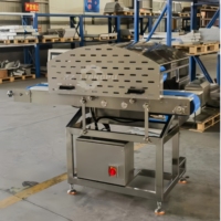 Mesin Pengiris Daging Otomatis untuk Daging Ayam, Babi, Sapi dengan Pisau Stainless Steel, Ketebalan Dapat Diatur, Pengiris Serpihan