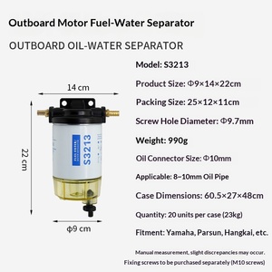 Conjunto Separador de Aceite y Agua para Motor Fuera de Borda de Gasolina <span class=keywords><strong>Pason</strong></span> Universal S3213, Hecho en China - Product Image 5