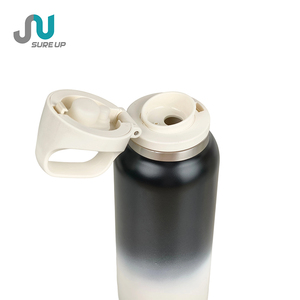 Gourde isotherme pop-up One Touch 500 ml en acier inoxydable 316 avec filtre à thé, pour voiture, coffrets cadeaux d'affaires, cadeaux d'entreprise, pack personnalisé - Product Image 5
