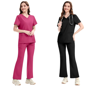 Tenue médicale unisexe coupe classique avec tissu extensible respirant pour les professionnels <span class=keywords><strong>de</strong></span> la santé, 42342 Flare Scrubs - Product Image 1