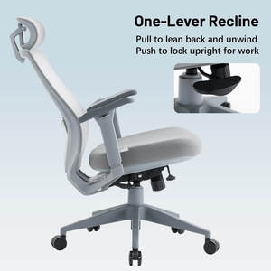 Chaise <span class=keywords><strong>de</strong></span> bureau exécutive moderne haut <span class=keywords><strong>de</strong></span> gamme, confort <span class=keywords><strong>de</strong></span> niveau supérieur, ergonomie avancée, hauteur réglable, assise dynamique, Tectonic - Product Image 4