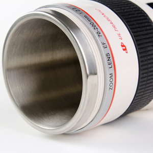 18oz White Camera Lens Shaped Travel <strong>Big</strong> Coffee <strong>Mugs</strong> Wholesale - Product Image 4