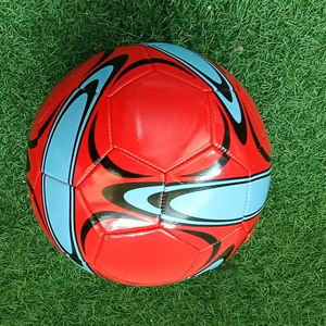Buona qualità del pallone da calcio rosso misura <span class=keywords><strong>5</strong></span> materiale PVC cucita a macchina per squadra all'aperto partita di calcio China palloni da calcio - Product Image 5