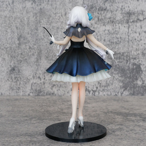 Hot New 17.5cm Belle Fille Kiana Kaslana PVC Action Figure Sainte <span class=keywords><strong>Nuit</strong></span> Symphonique Poème Robe Dessin Animé Figure Modèle Jouets <span class=keywords><strong>pour</strong></span> Enfants - Product Image 4