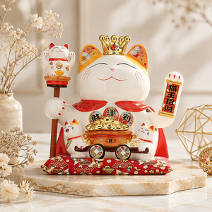 Offre Spéciale chat porte-bonheur agitant un souvenir japonais pour la décoration intérieure nouvel an chinois pour les décorations de café en gros bienvenue - Product Image 2
