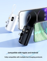Batterie externe compacte et portable en gros, charge rapide, nouvelle version transfrontalière 5W double USB 5000mAh avec entrée DC