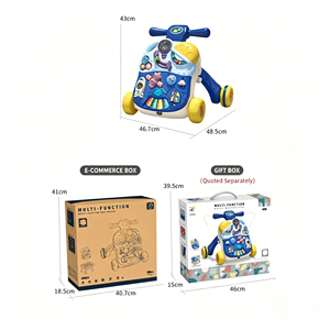Marche-bébé multifonctionnel 3 en 1, marche-bébé pour apprendre à se tenir debout, jouet à chevaucher pour les tout-petits - Product Image 6