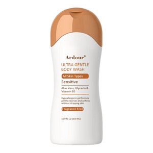 Gel de Ducha Blanqueador Vegano Orgánico con Magnolia Sieboldii para Hombre y Mujer, Marca Privada con Logotipo Personalizado OEM, Refrescante e Hidratante - Product Image 1