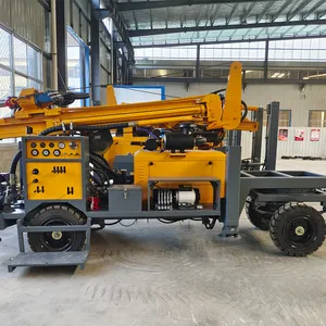 Factory Price Strong Power Drilling Rig Well New Borewell Machine Water Well Drilling Rig Machine