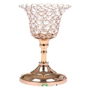 NEW CHRISTMAS DECORATION LUXURY WEDDING DECORATION <b>CANDLE</b> HOLDER GOLD PLATED <b>CRYSTAL</b> <b>CANDLE</b> HOLDER for HOME DECORATION - Product Image 4