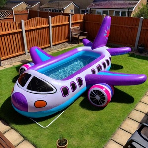 Yuedong thương mại Inflatable bơi hồ bơi ngoài trời PVC nước máy bay OEM ODM sân sau xách tay mùa hè - Product Image 5