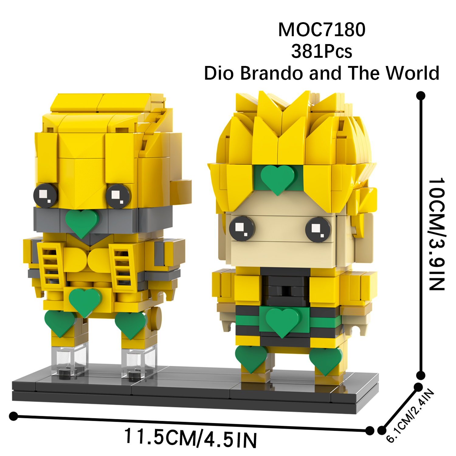 MOC7180 Japanese Jojo Dio Brando - Educational Building Blocks